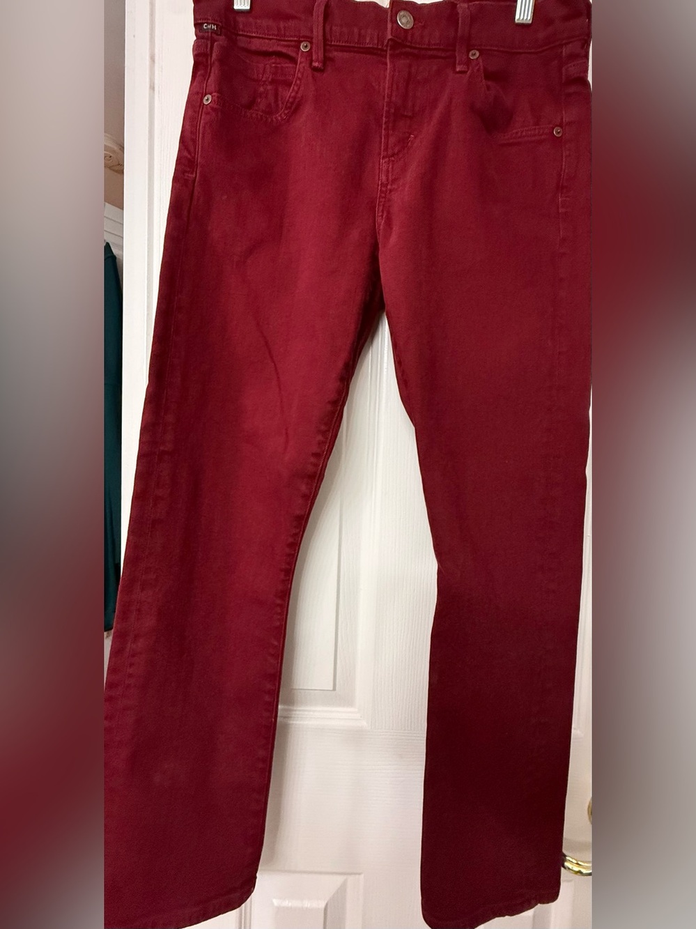 Citizens Of Humanity Burgundy Ankle Jeans